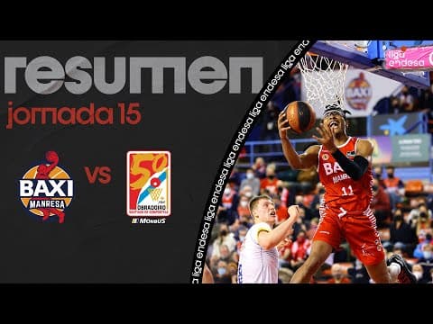 Resumen BAXI Manresa 104 - Monbus Obradoiro 84 (J15)