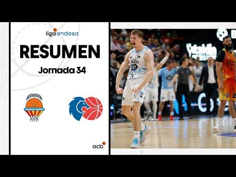 Resumen Valencia Basket 77 - Río Breogán 80 (J34)