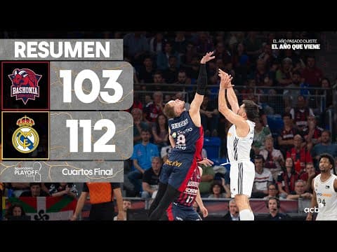 Resumen Baskonia 103 - Baskonia 112 (2º cuartos)