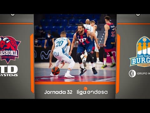 Resumen TD Systems Baskonia 83 - Hereda San Pablo Burgos 94 (J32)