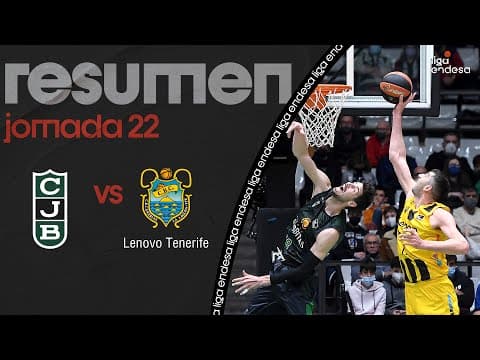 Resumen Joventut 58 - Lenovo Tenerife 74 (J22)