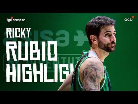 Ricky Rubio sonríe con el Asisa Joventut