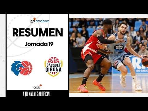 Resumen Río Breogán 93 - 75 Bàsquet Girona (J19)