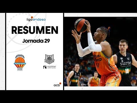 Resumen Valencia Basket 95 - Surne BB 88 (J29)