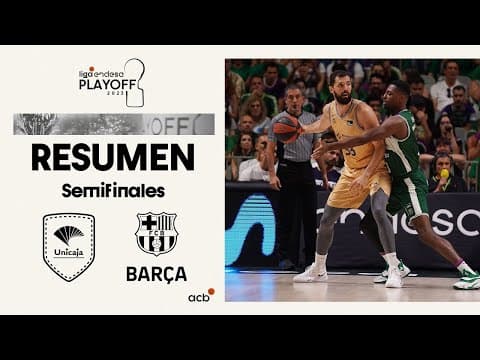 Resumen Unicaja 75 - Barça 87 (J41)