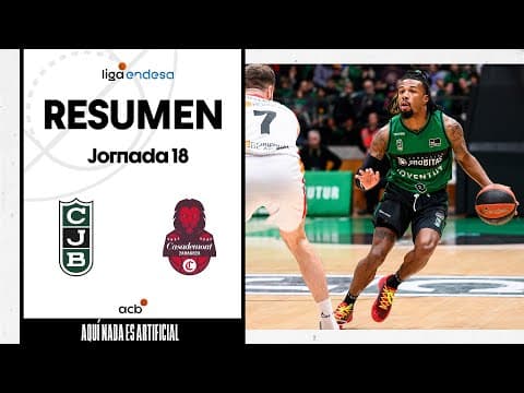 Resumen Joventut Badalona 95 - Casademont Zaragoza 84 (J18)