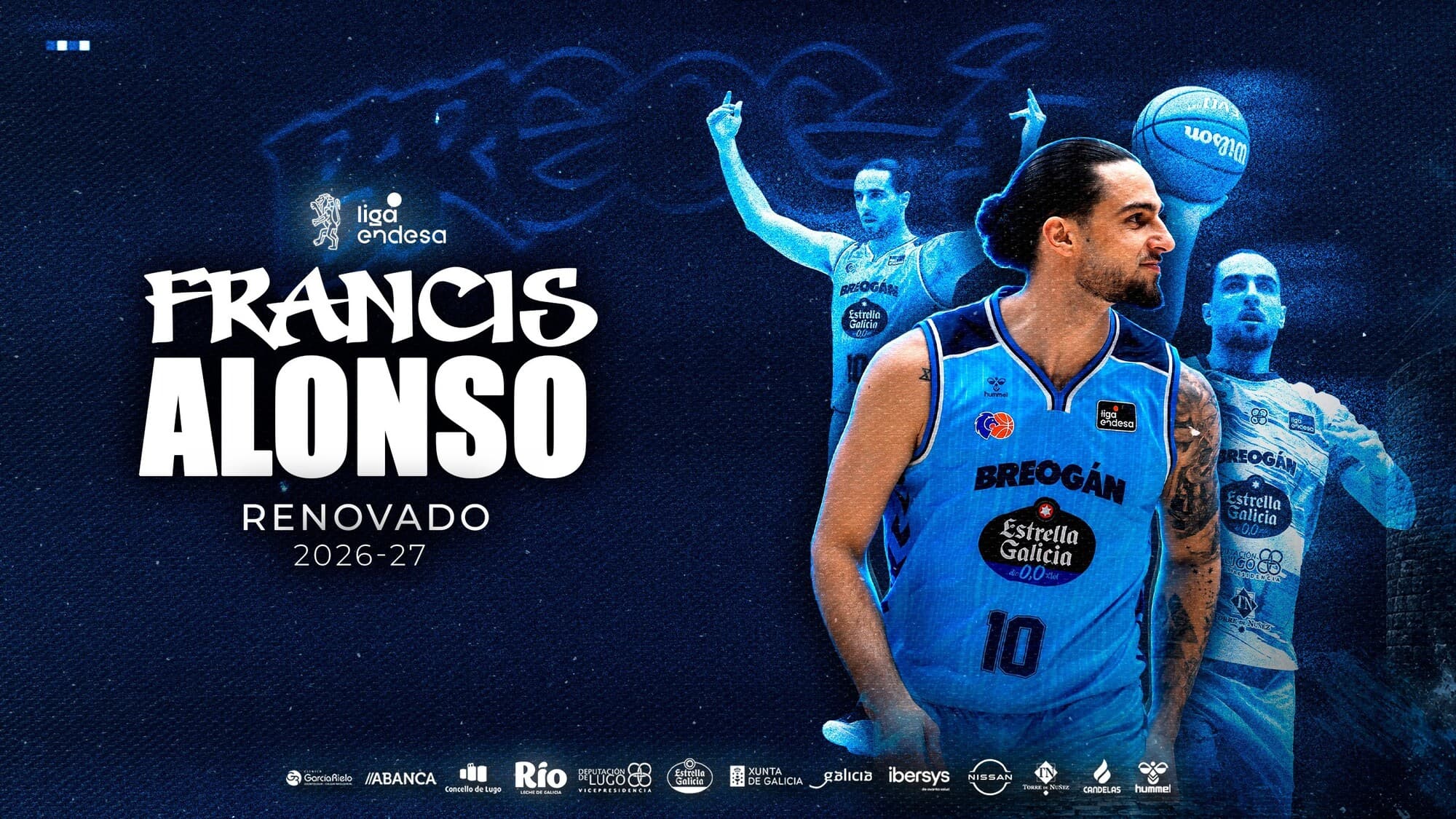 Francis Alonso renueva con el Rio Breogan
