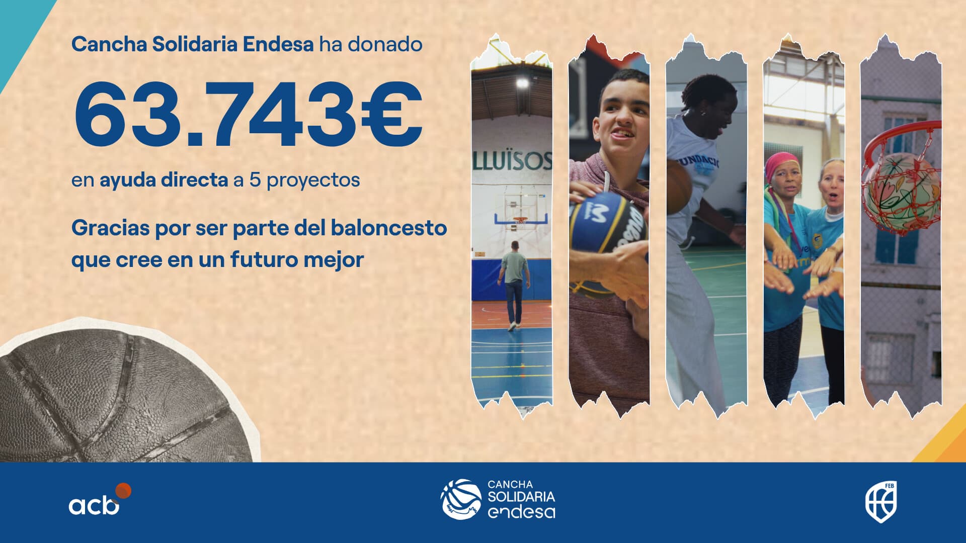 Cancha solidaria Endesa