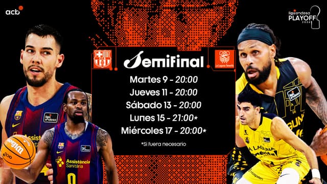 Barça-La Laguna Tenerife: 30 años después, dos no cabezas de serie en semis