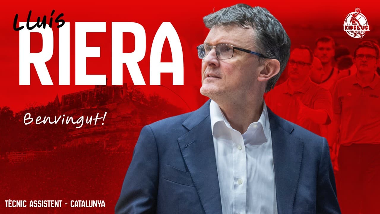 Lluís Riera, nuevo entrenador asistente del Kids&Us Manresa