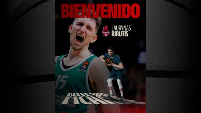 Laurynas Birutis, fuerza y centímetros para el juego interior de Casademont Zaragoza
