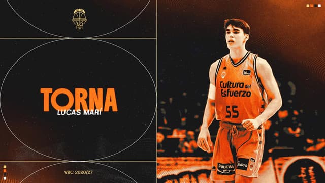 Lucas Marí regresa al Valencia Basket