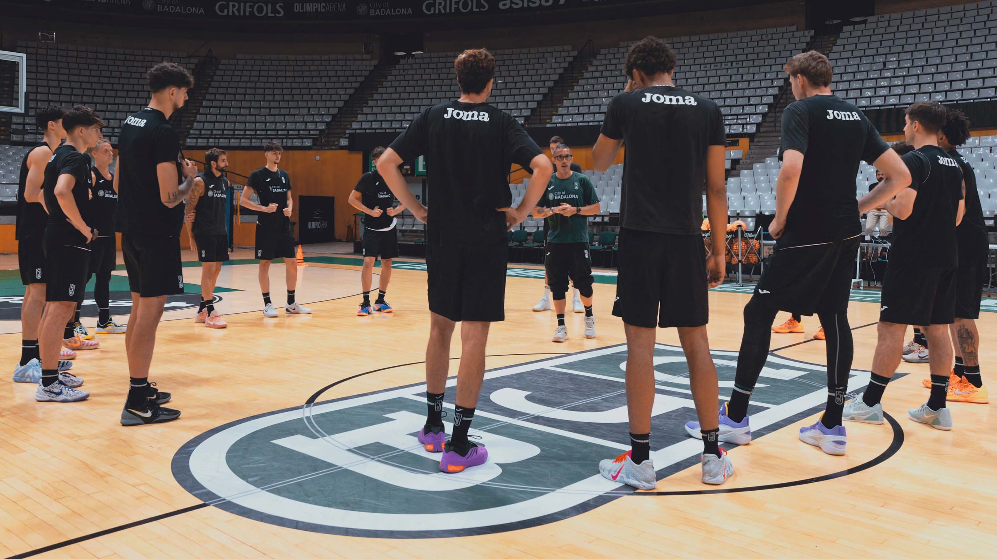 Entrenamiento de Asisa Joventut