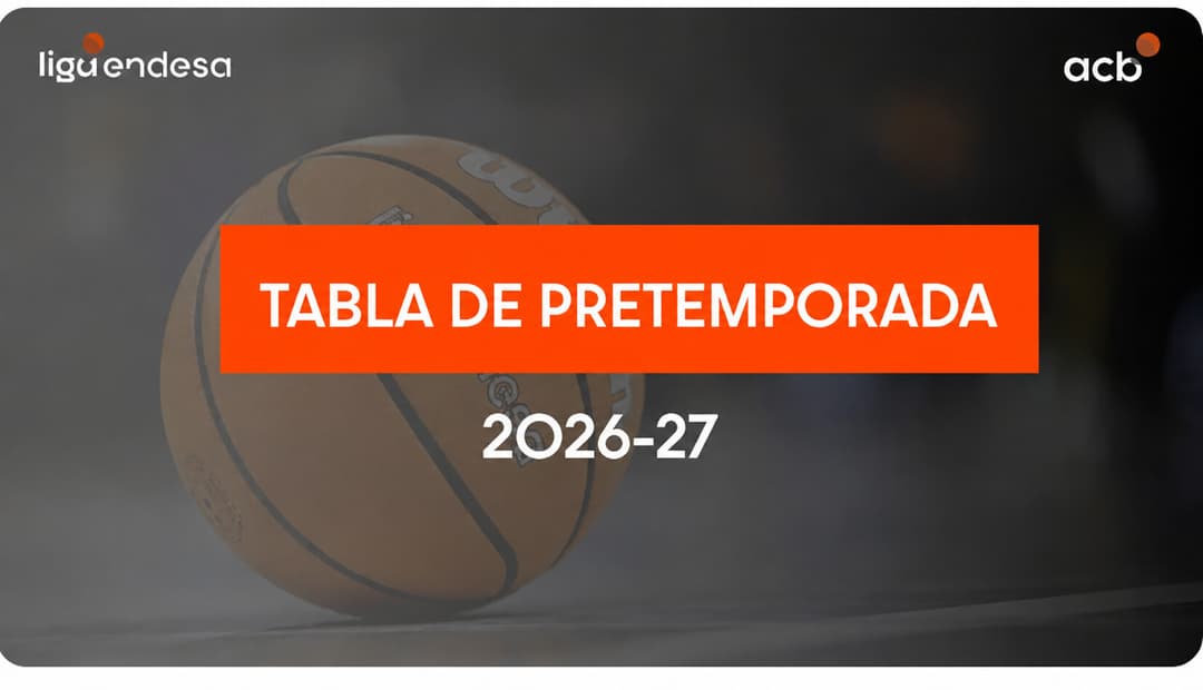 Tabla de pretemporada 2026-27