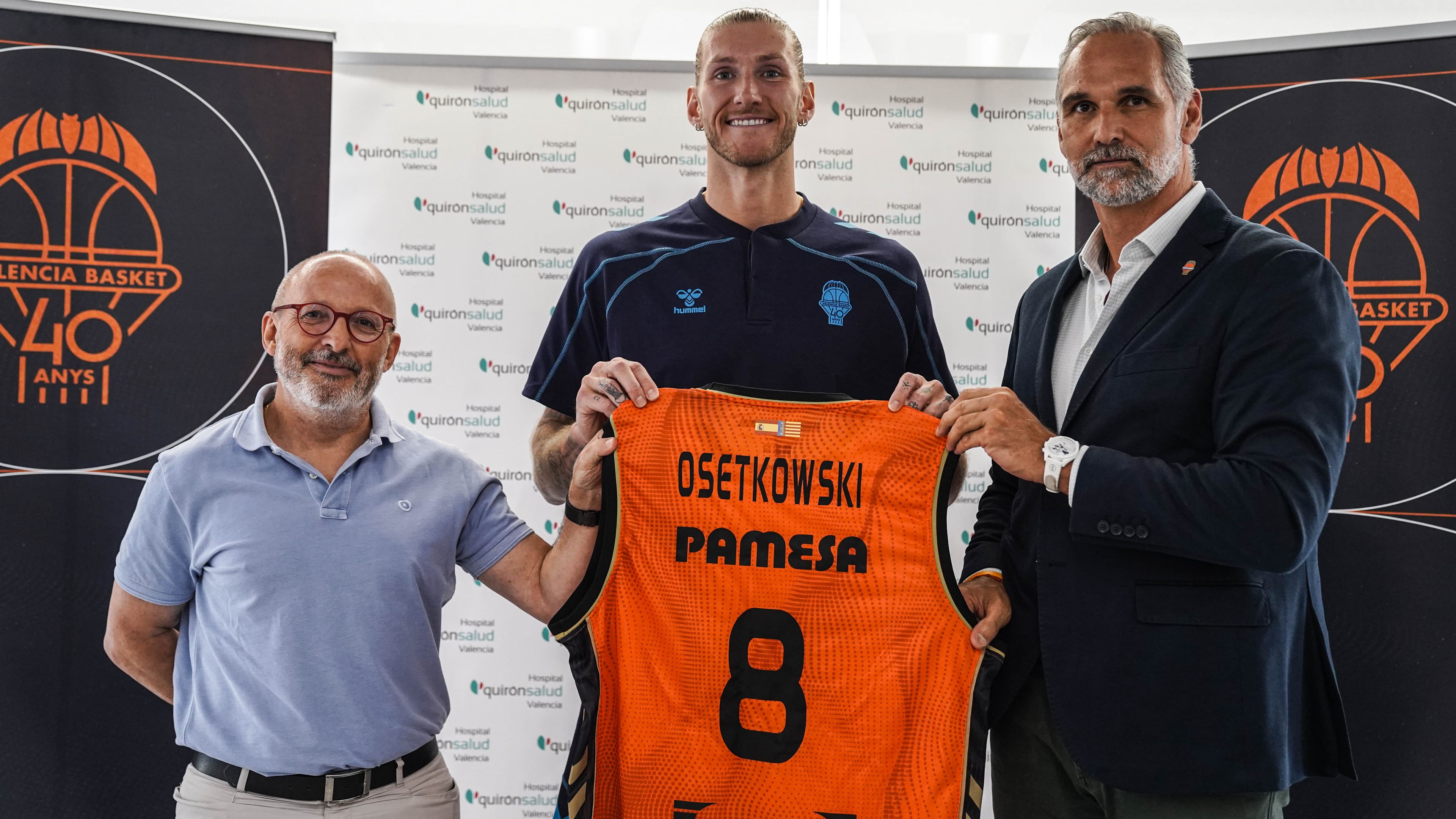 Dylan Osetkowski, presentado como nuevo jugador taronja