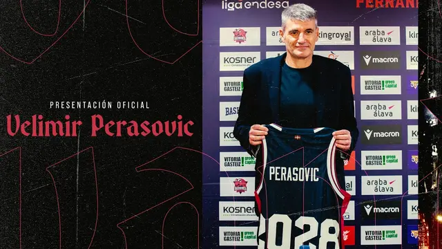 Velimir Perasovic, presentado como entrenador de Kosner Baskonia