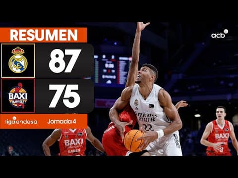 Real Madrid - BAXI Manresa (87 - 75)