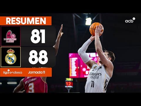 Hiopos Lleida - Real Madrid (81 - 88)